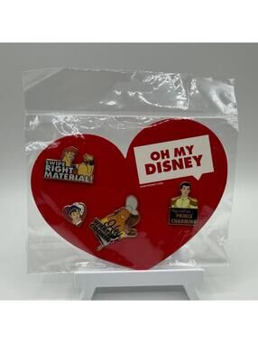 Disney Pin - Oh My Disney Prince Set 1 Prince Eric Prince Ali Flynn